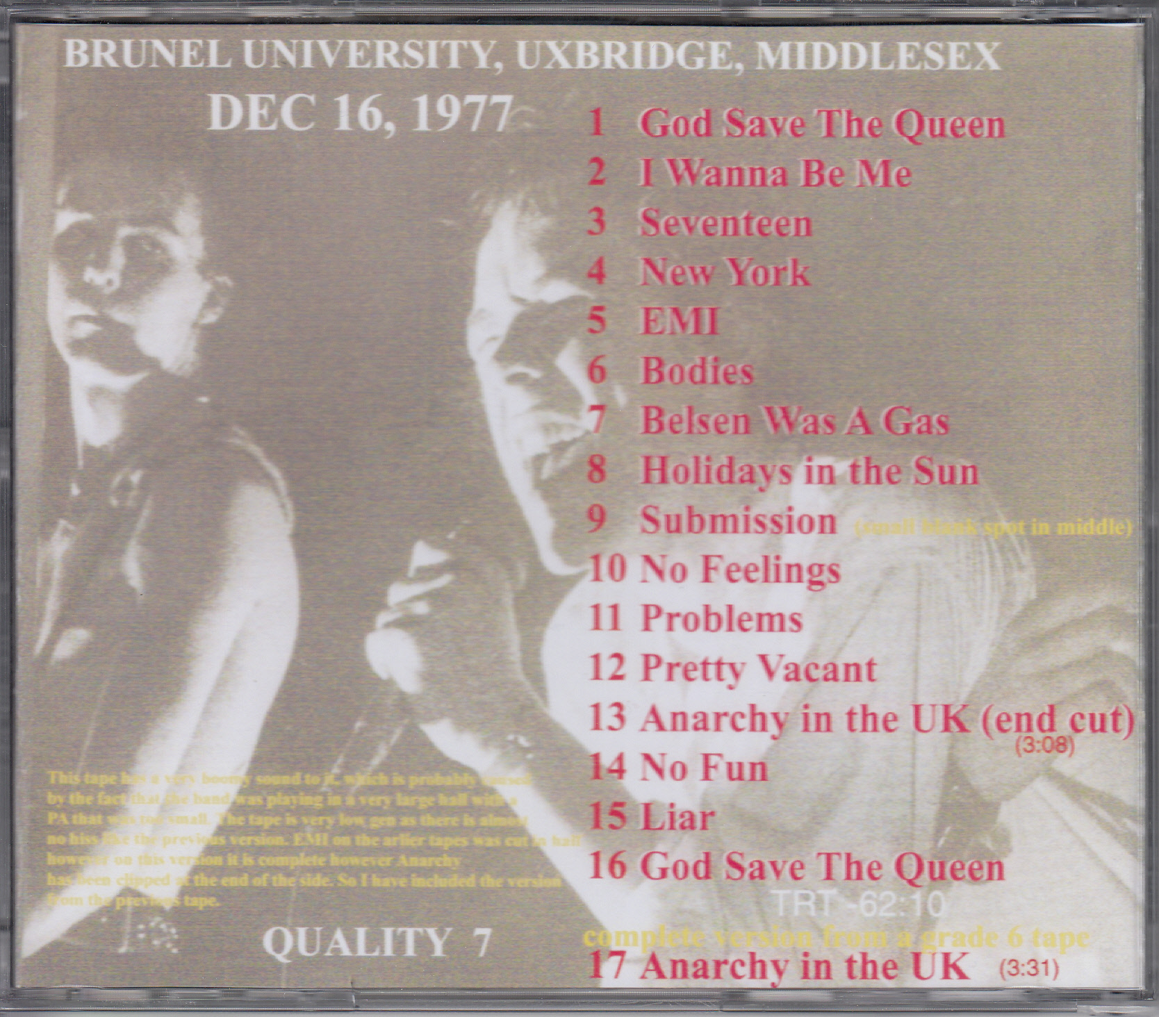 cd back